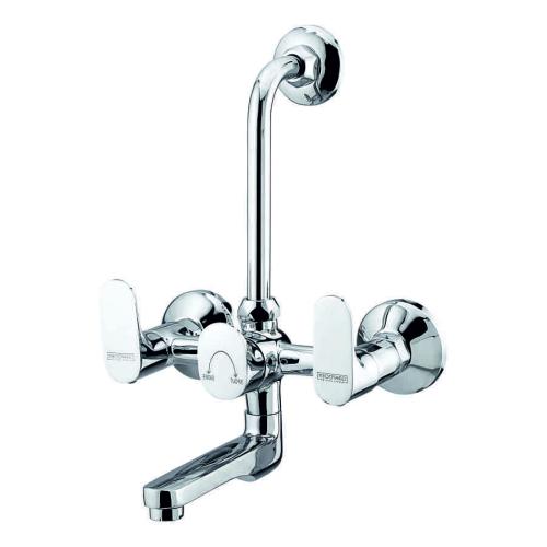 Wall Mixer with L-Bend Pipe Chrome